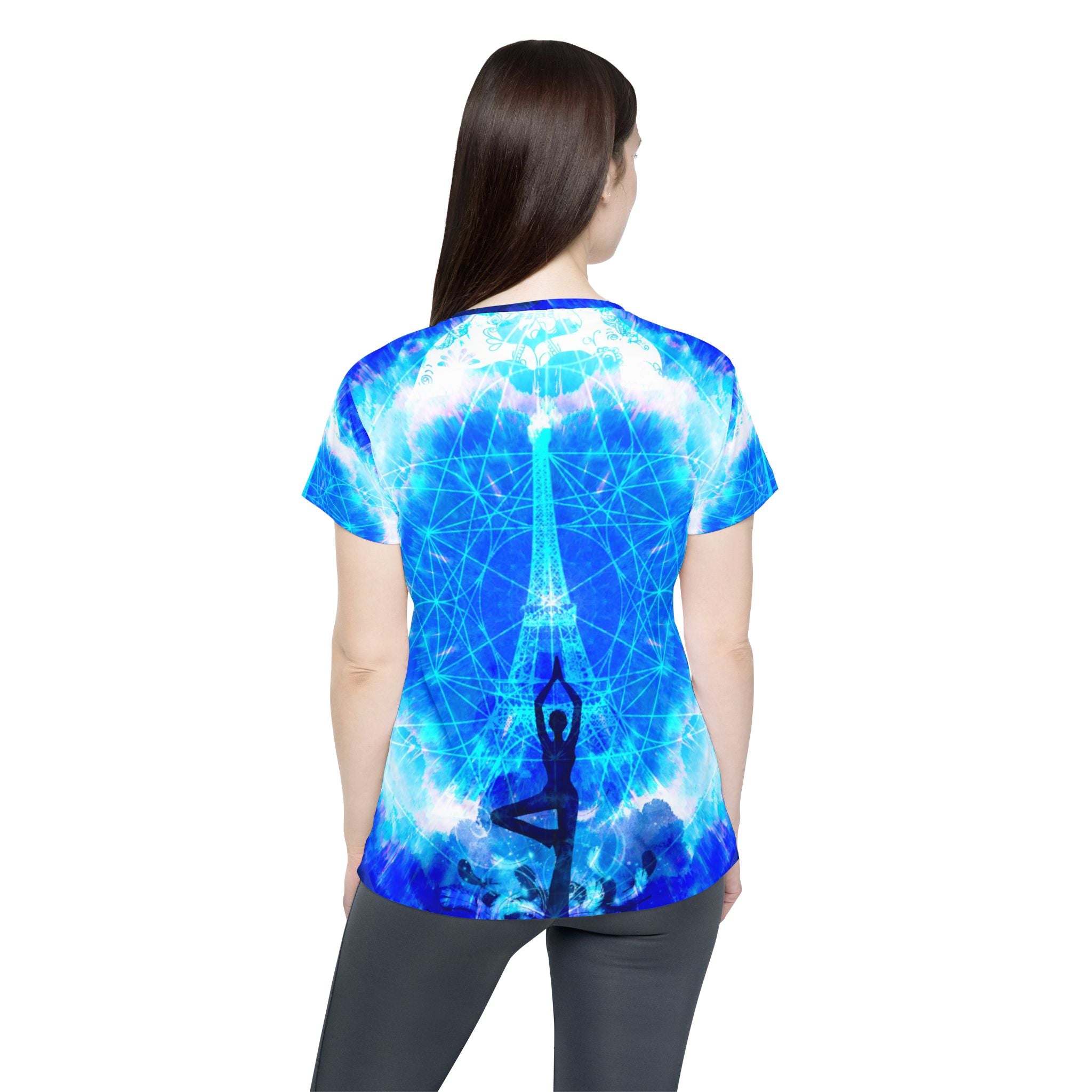 Amen Jin's Blue Sun Parisian Meditations Women's Sports Jersey