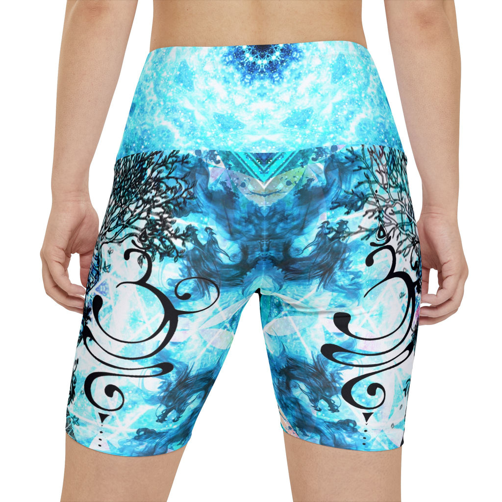 Amen Jin's all the White Horses Buddha Meditations W Workout Shorts