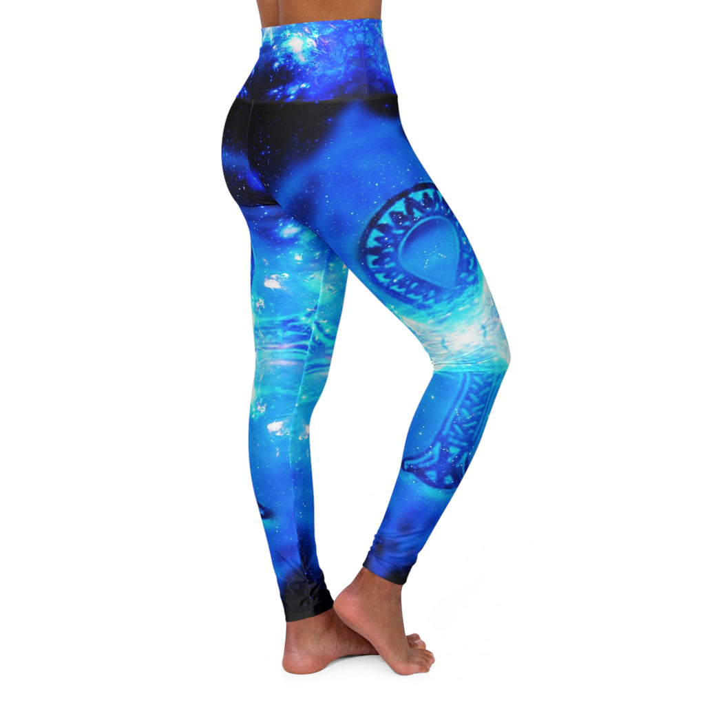 Amen Jin's Desires Ankh Dreams High Waisted Yoga Leggings