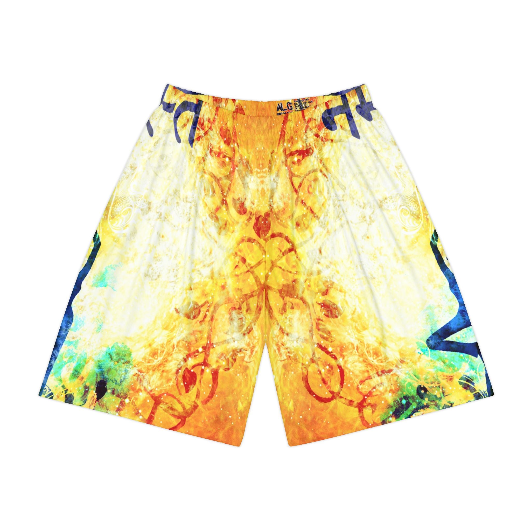Katerina's Golden Namaste Meditations Men’s Sports Shorts