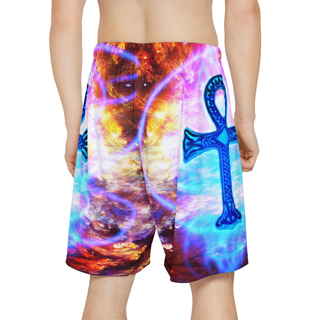 Rise Again Ankh Dreams Men’s Sports Shorts