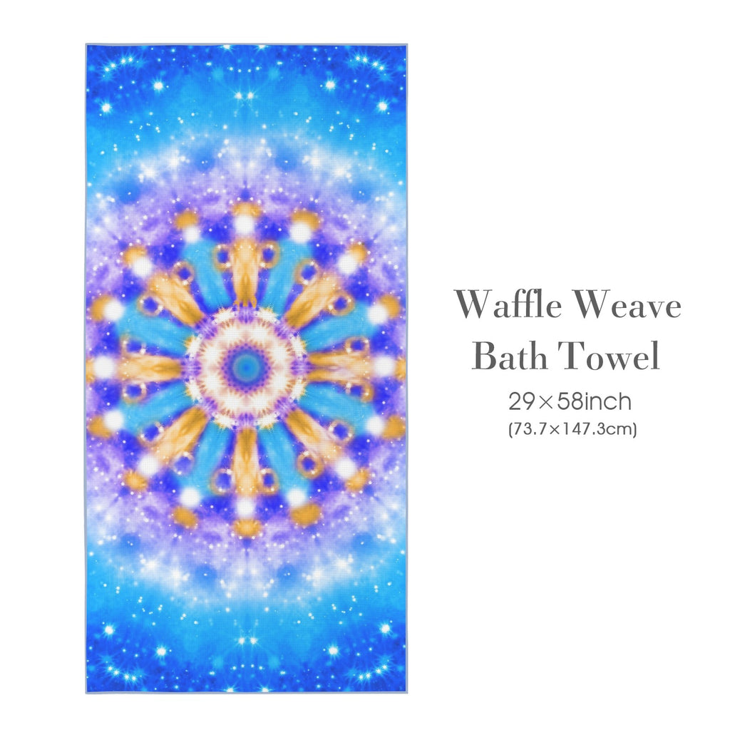 Katerina's Howl's Tomorrow Girl Desires Waffle Weave Bath Towel 29" x 58" | Ships from USA