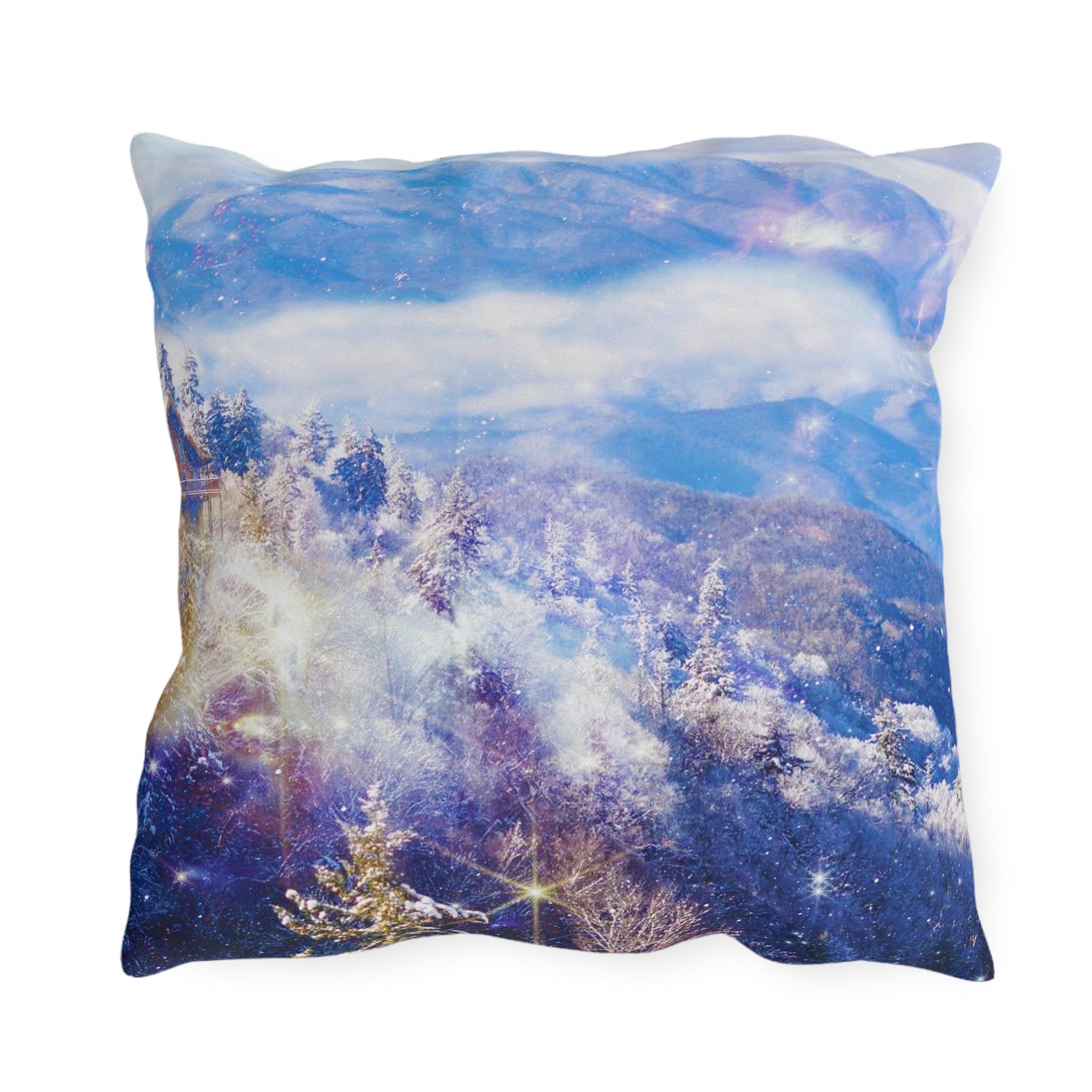 Katerina's Light a Way Smoky Mountain Dreams Outdoor Pillows