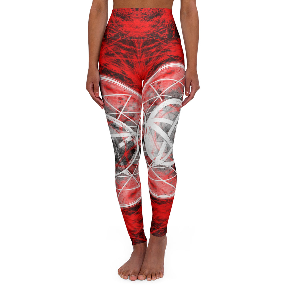 Katerina's Waiting for Hello Triple Goddess Meditations High Waist Yoga Leggings