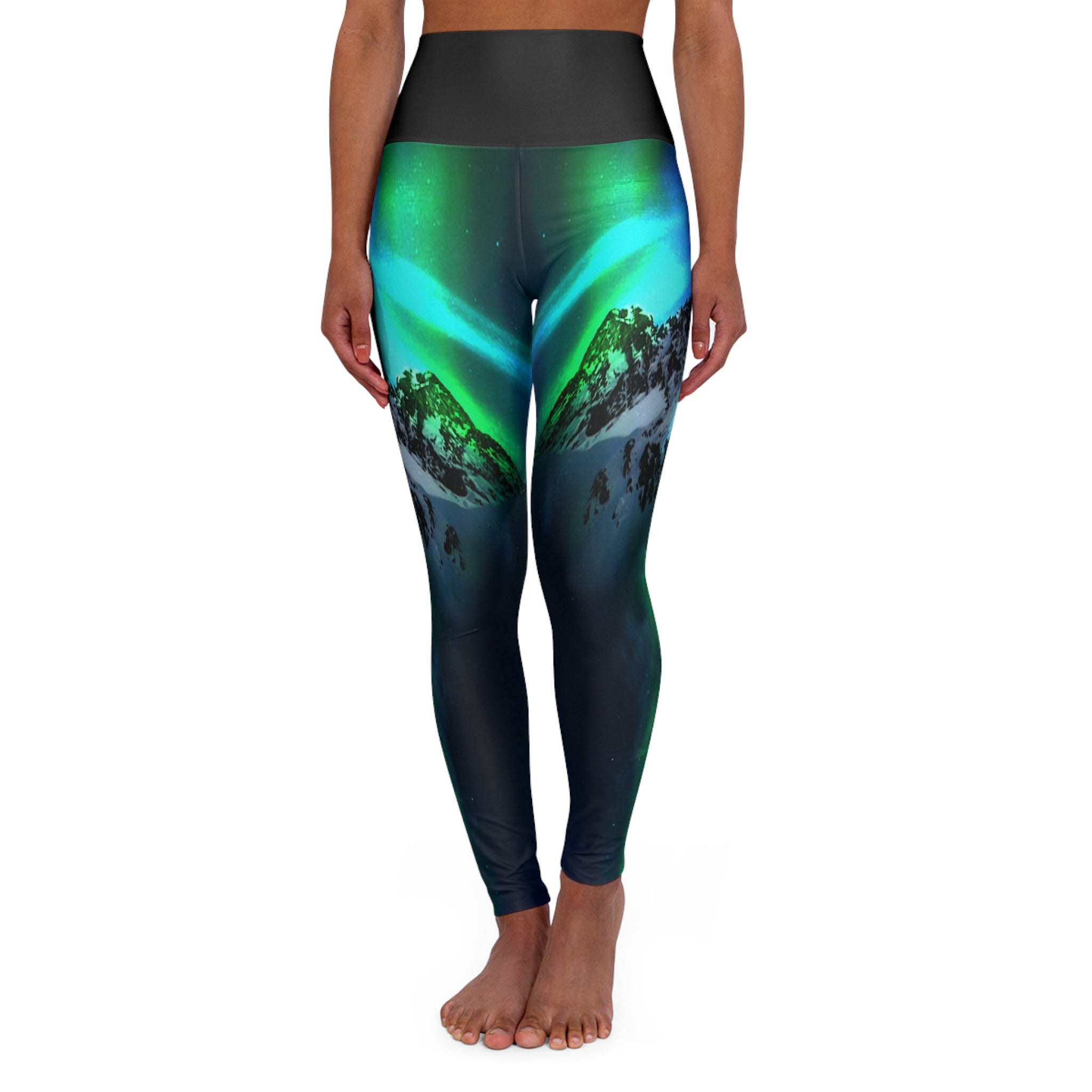 Song of the Mountain Dreams High Waisted Yoga Leggings