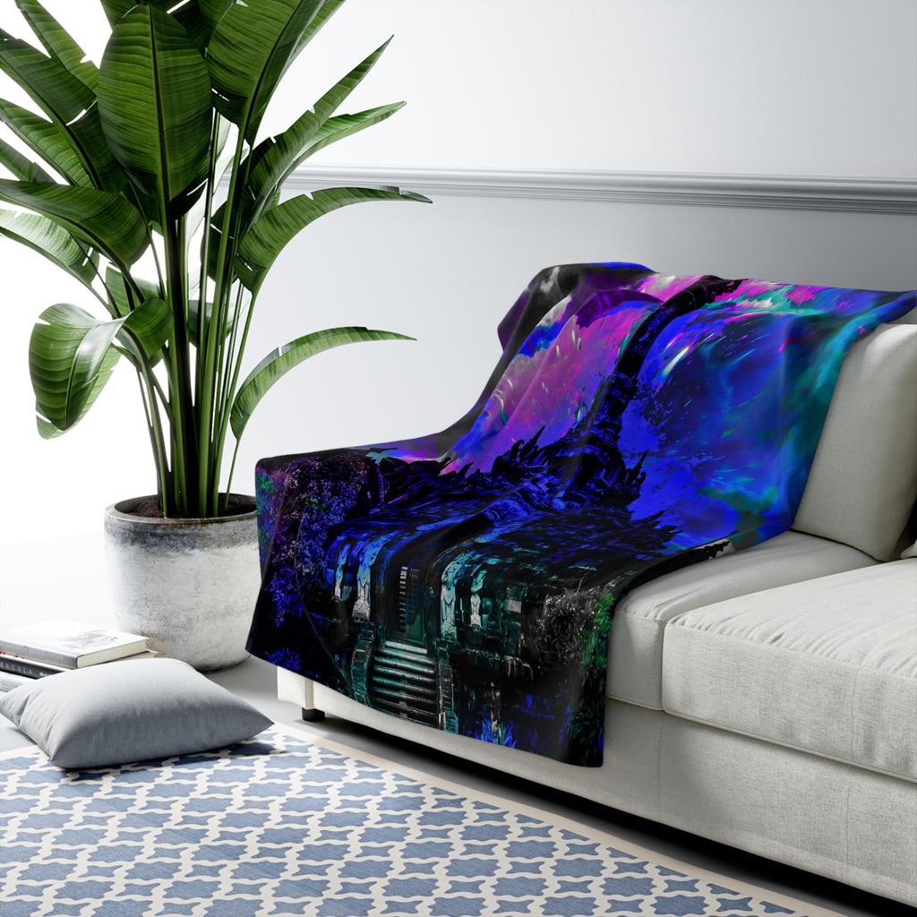 Creation's Balinese Desires Sherpa Fleece Blanket