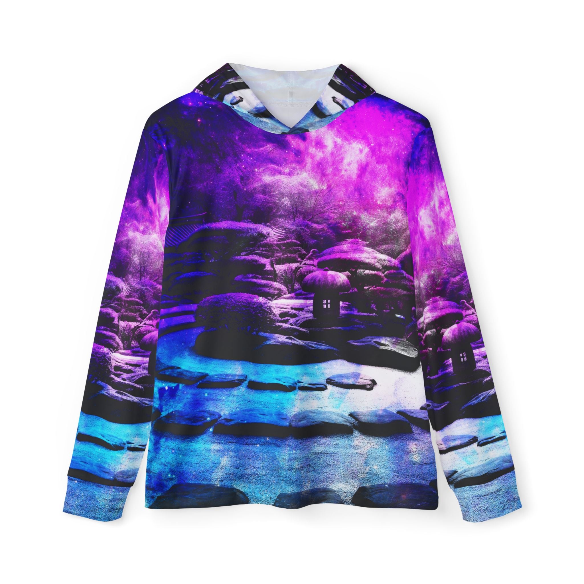 Creation's Heaven Tranquil Garden Dreams Men's Sports Warmup Hoodie