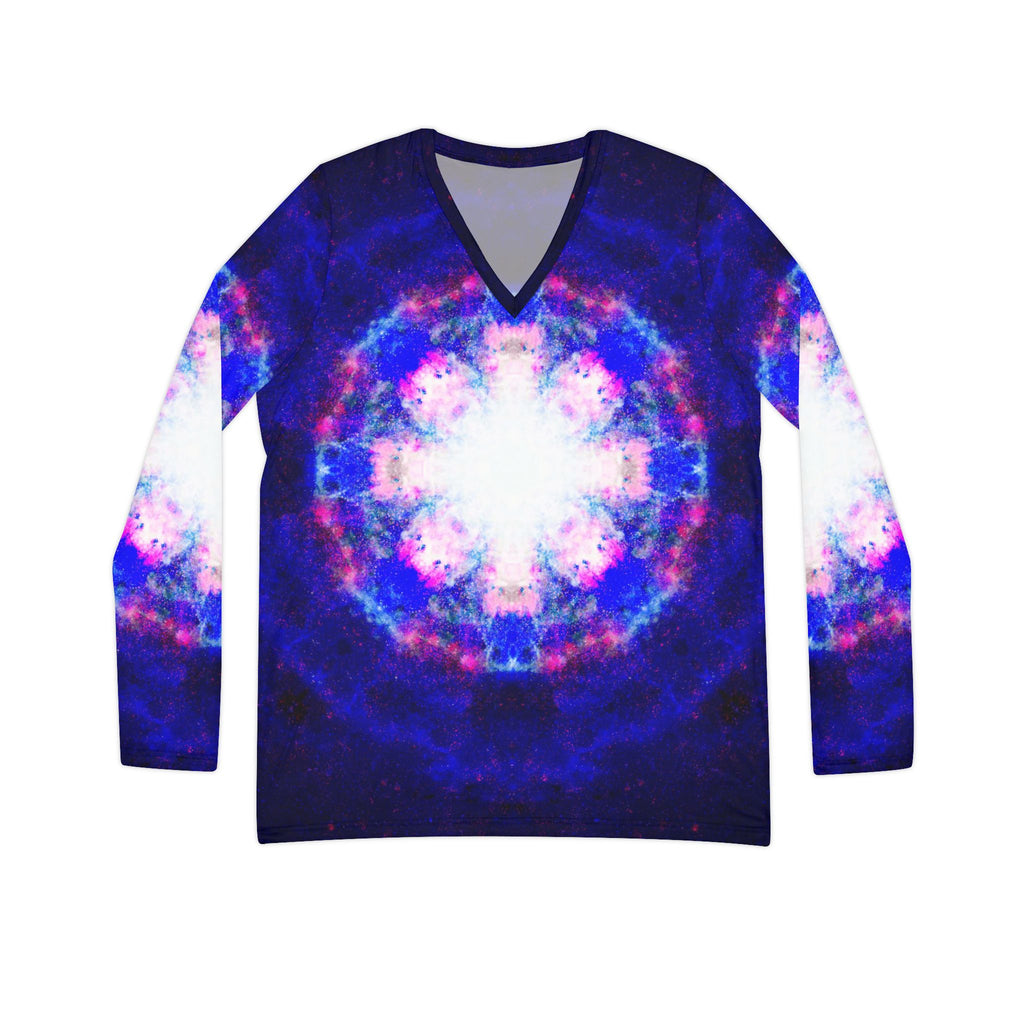 Katerina's Independence Desires Long Sleeve V-neck Shirt
