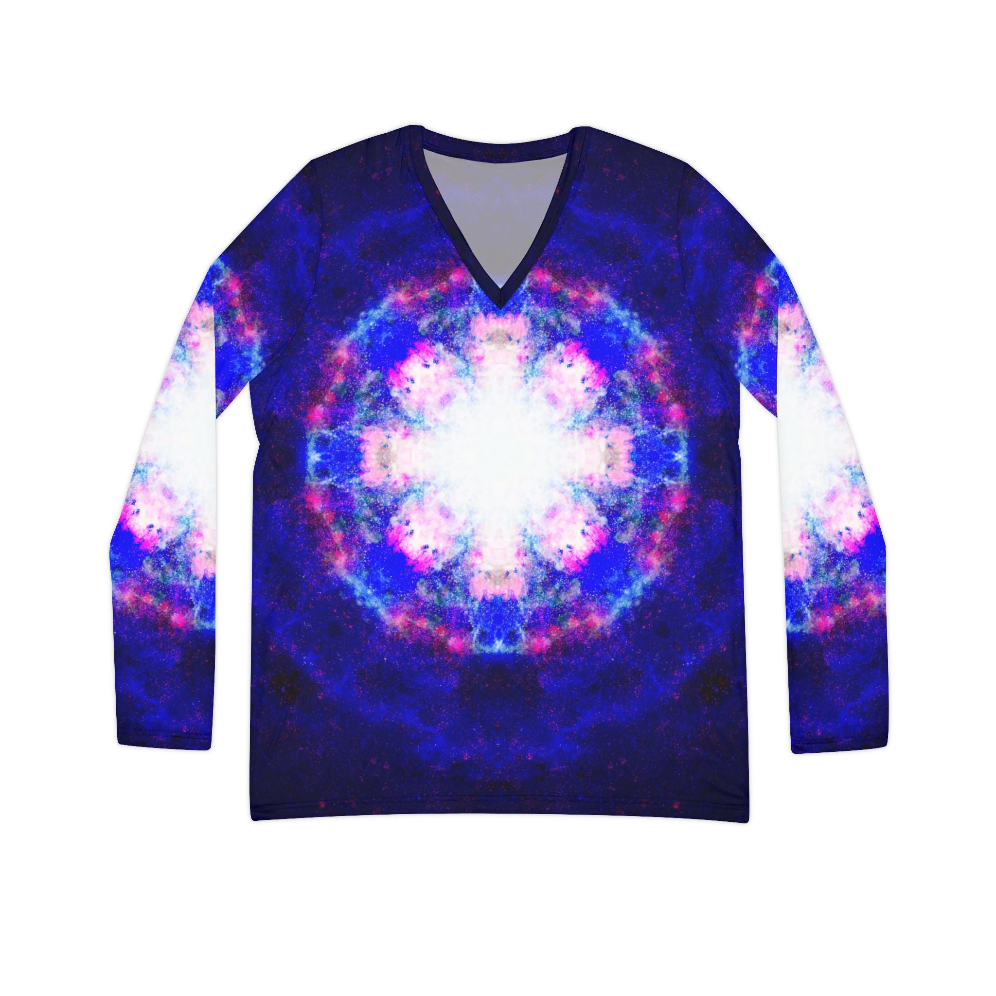 Katerina's Independence Desires Long Sleeve V-neck Shirt