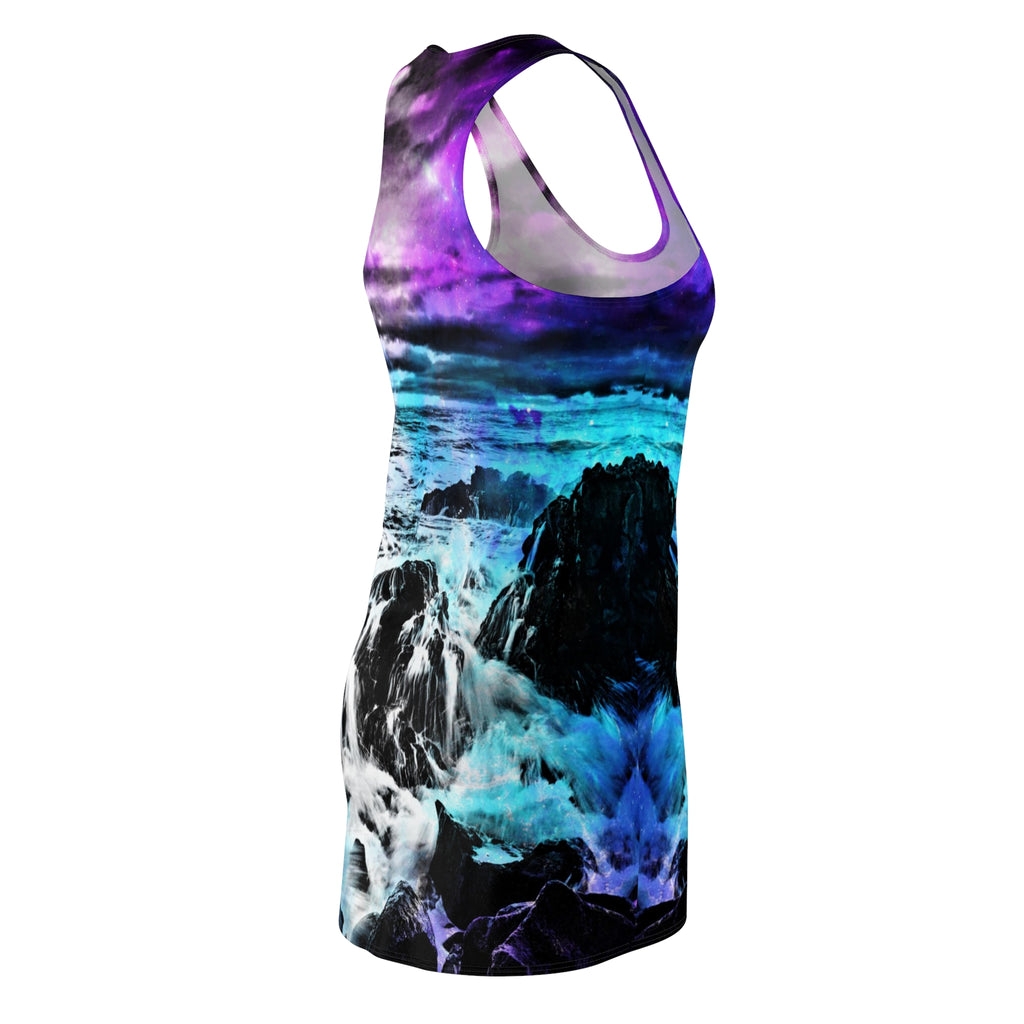 Creation's Heaven Cosmic Falls Dreams Women's Racerback Dress