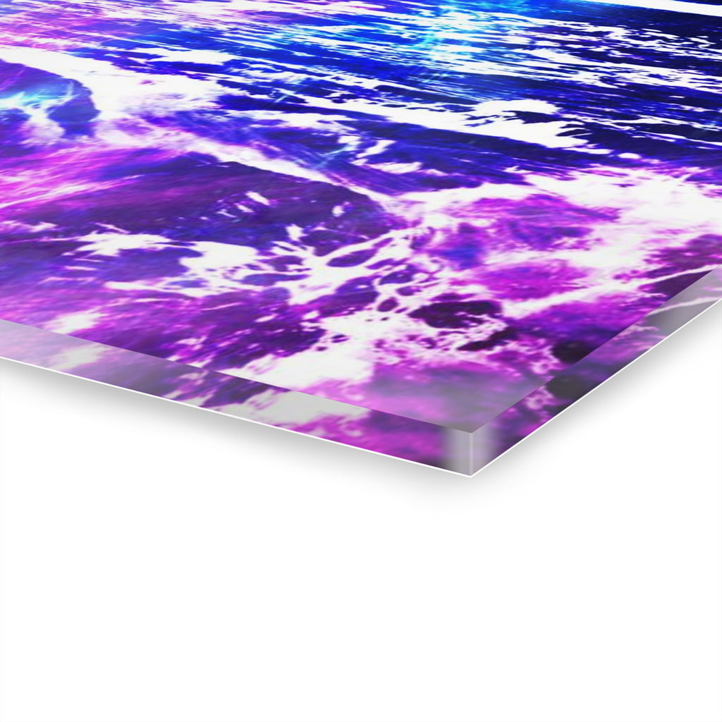 Amethyst Cosmic Falls Dreams Acrylic Prints (French Cleat Hanging)