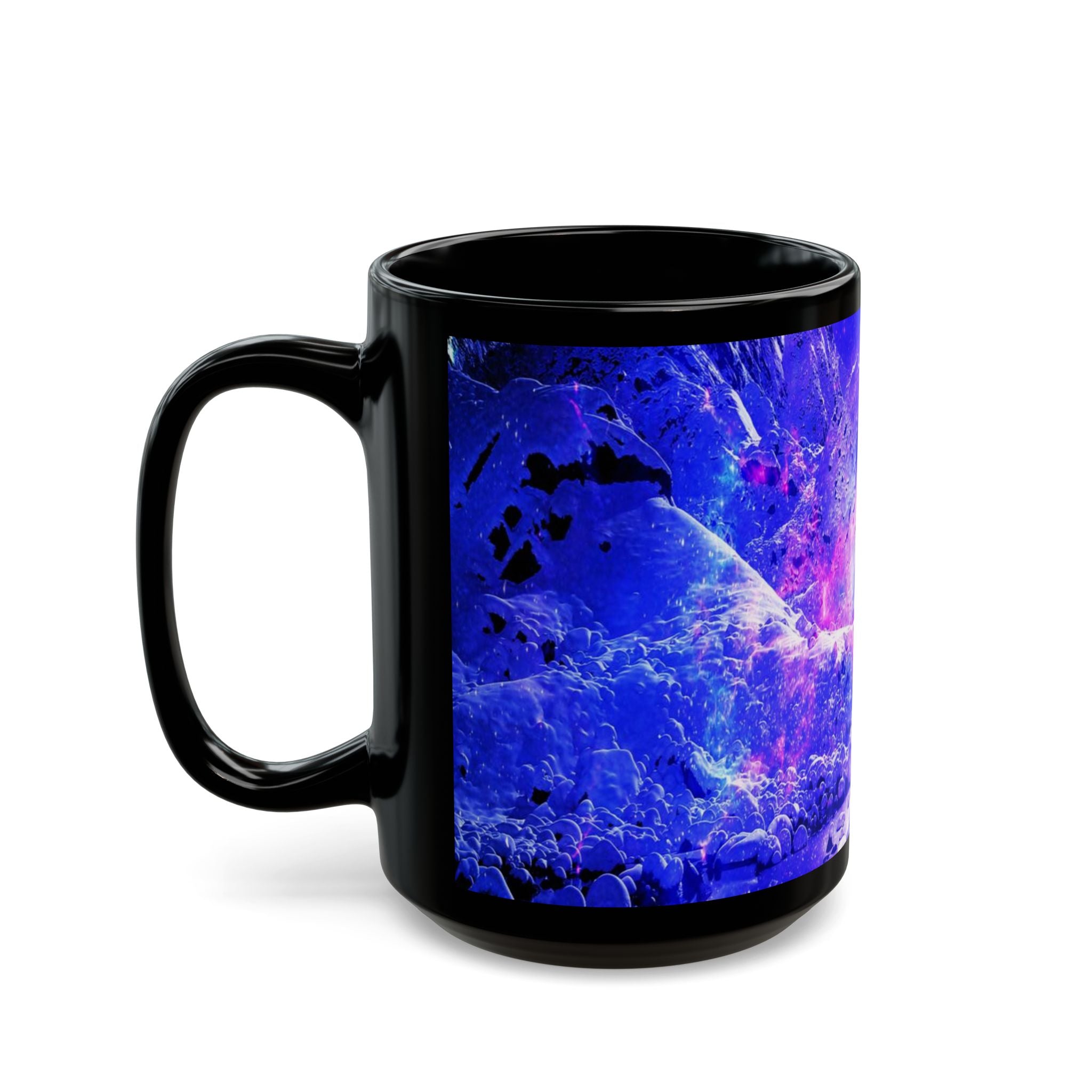 Amethyst Yule Night Dreams Black Mug
