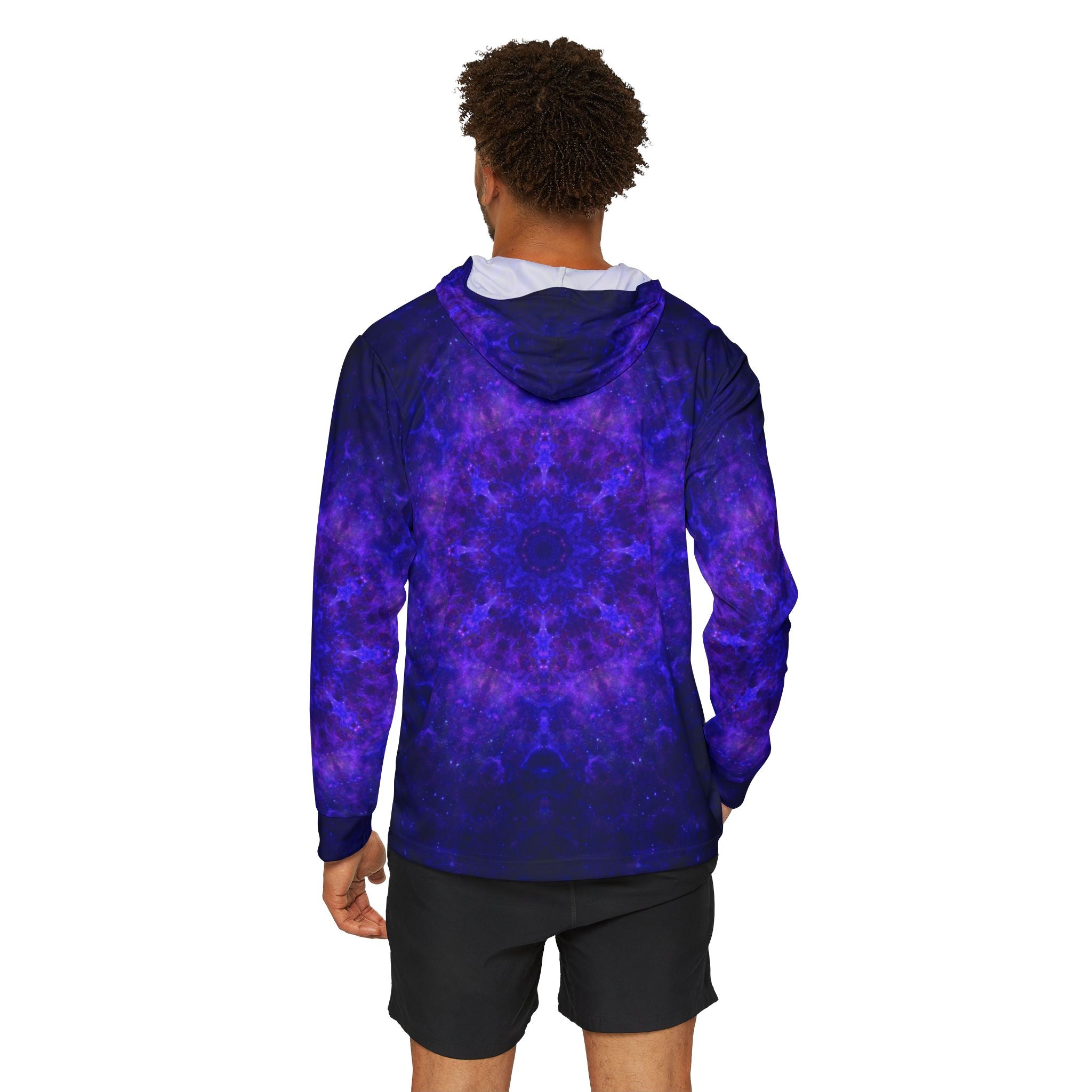 Katerina's Dragon's Eye Desires Men's Sports Warmup Hoodie