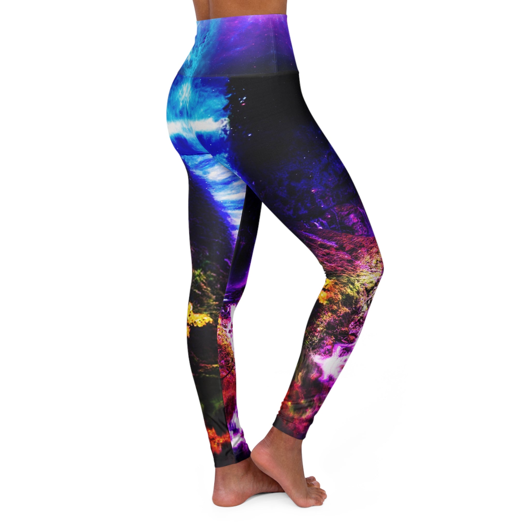 Creation's Heaven Abalone Lake Dreams  High Waisted Yoga Leggings