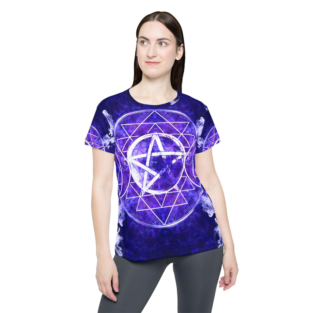 Katerina's Dragon's Eye Triple Goddess Meditations Women's Sports Jersey