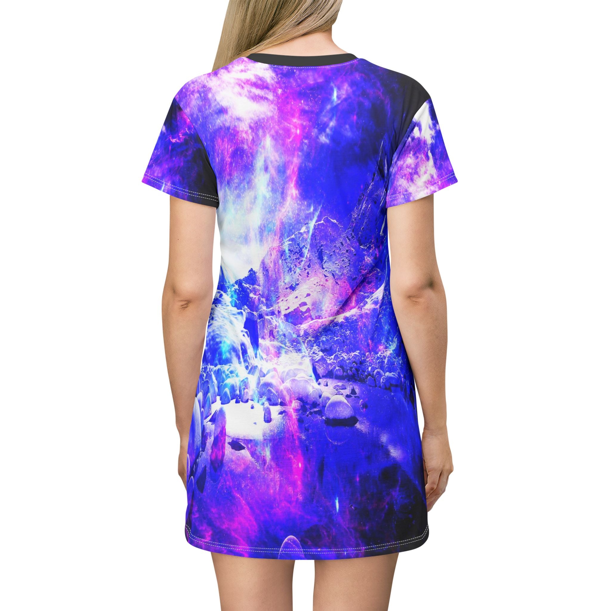 Amethyst Yule Night Dreams T-Shirt Dress