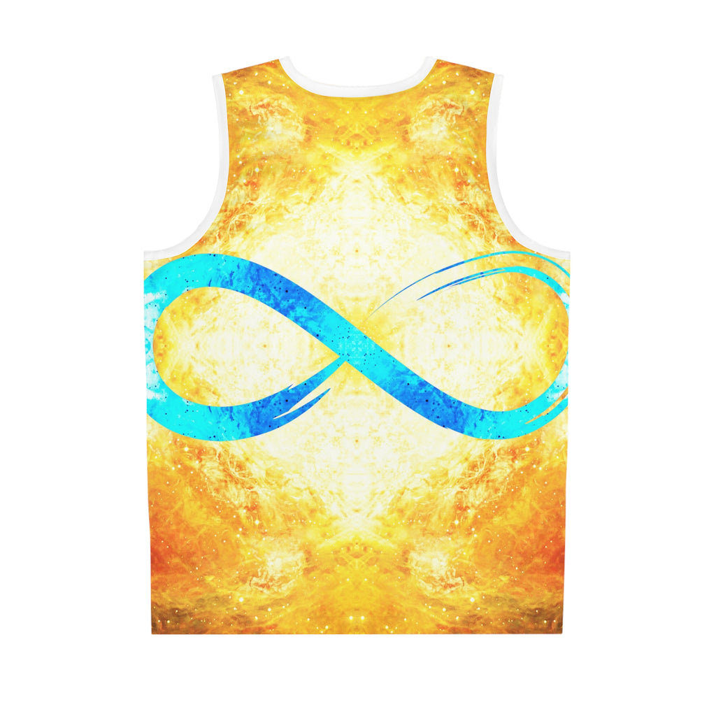 Katerina's Autistic Gold Infinity Desires Basketball Jersey