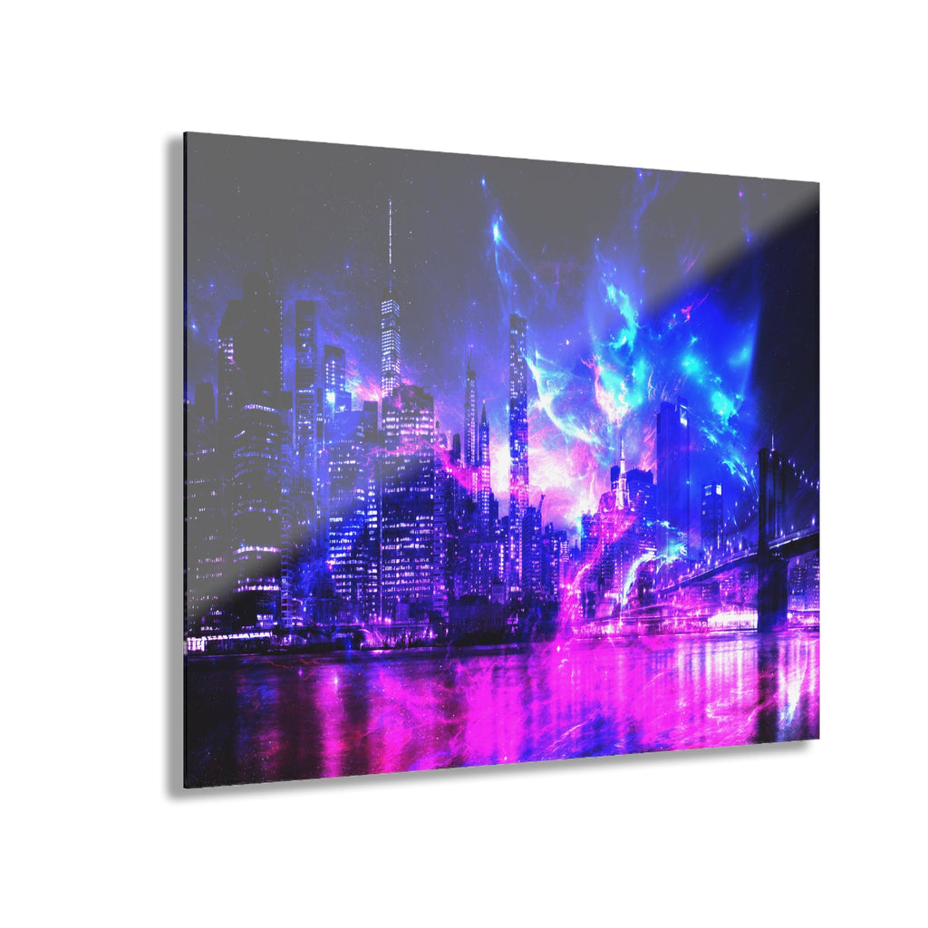 Amethyst New York Dreams Acrylic Prints (French Cleat Hanging)