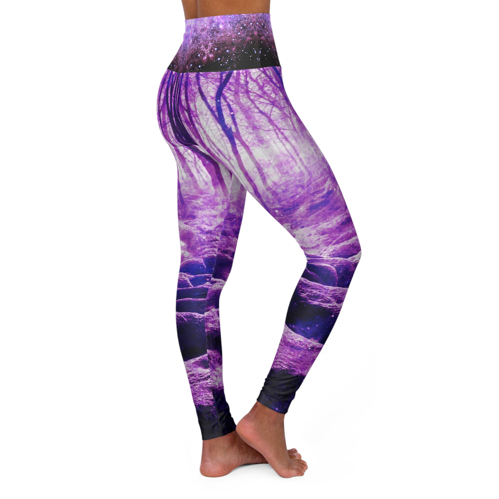 Sahasara Desires Clearing in the Forest Dreams High Waisted Yoga Leggings