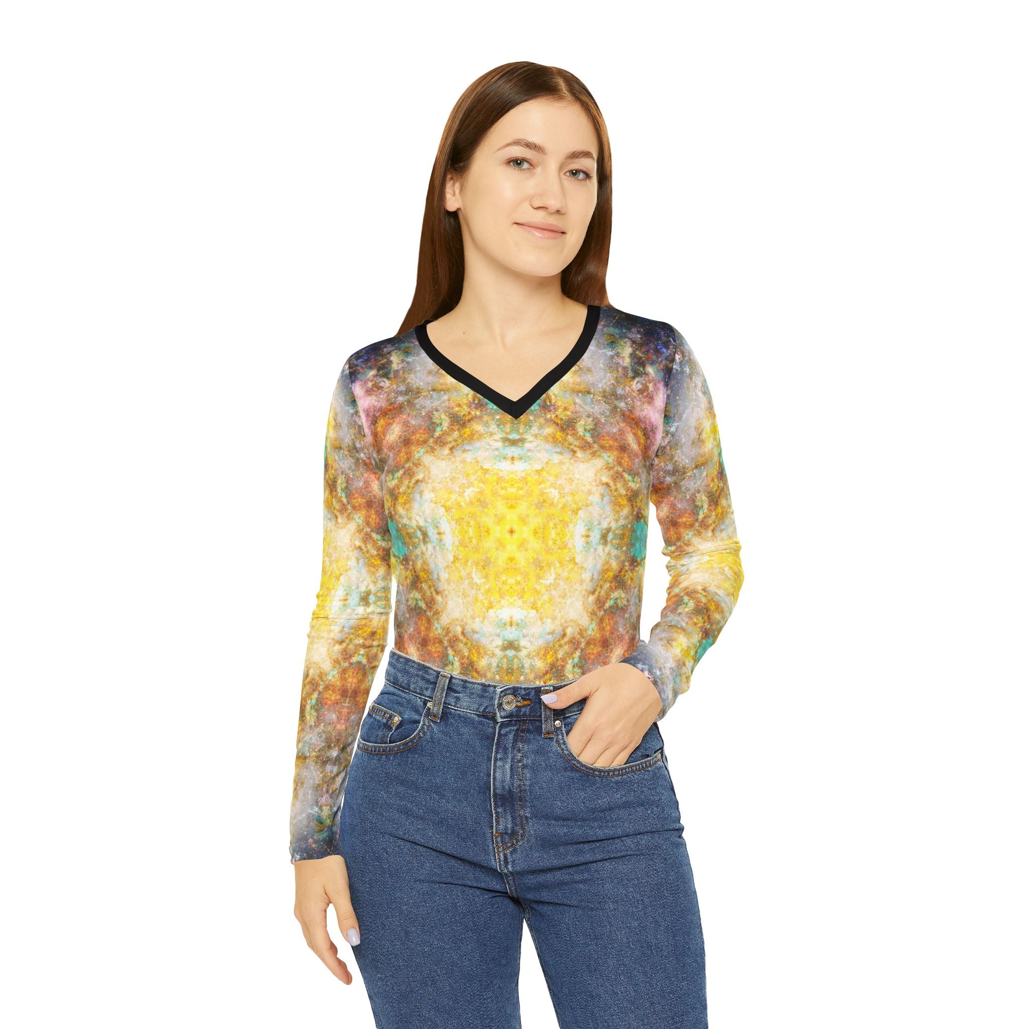 Amen Jin's Desires to Breathe Again Women's V-neck Shirt