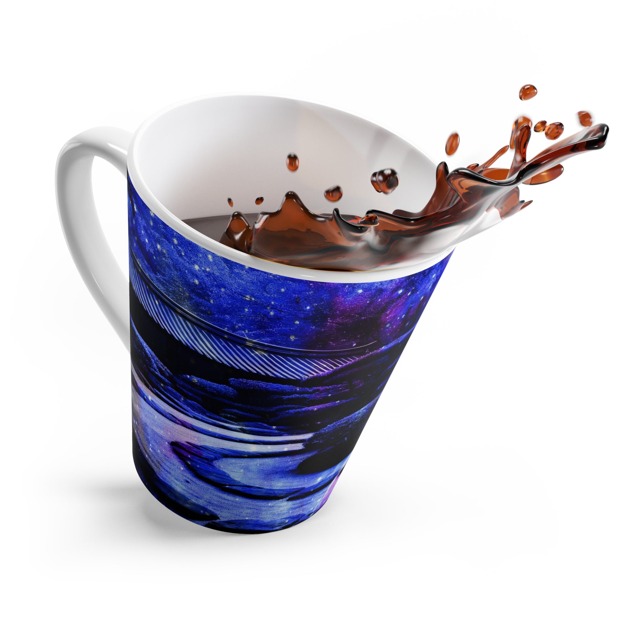 Lover's Tranquil Garden Dreams Latte Mug