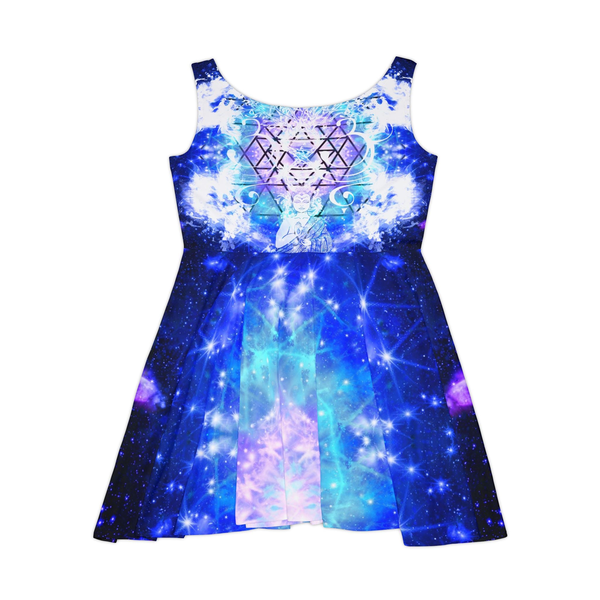 Amen Jin's Katerina's Eros & Psyche Buddha Meditations Women's Skater Dress