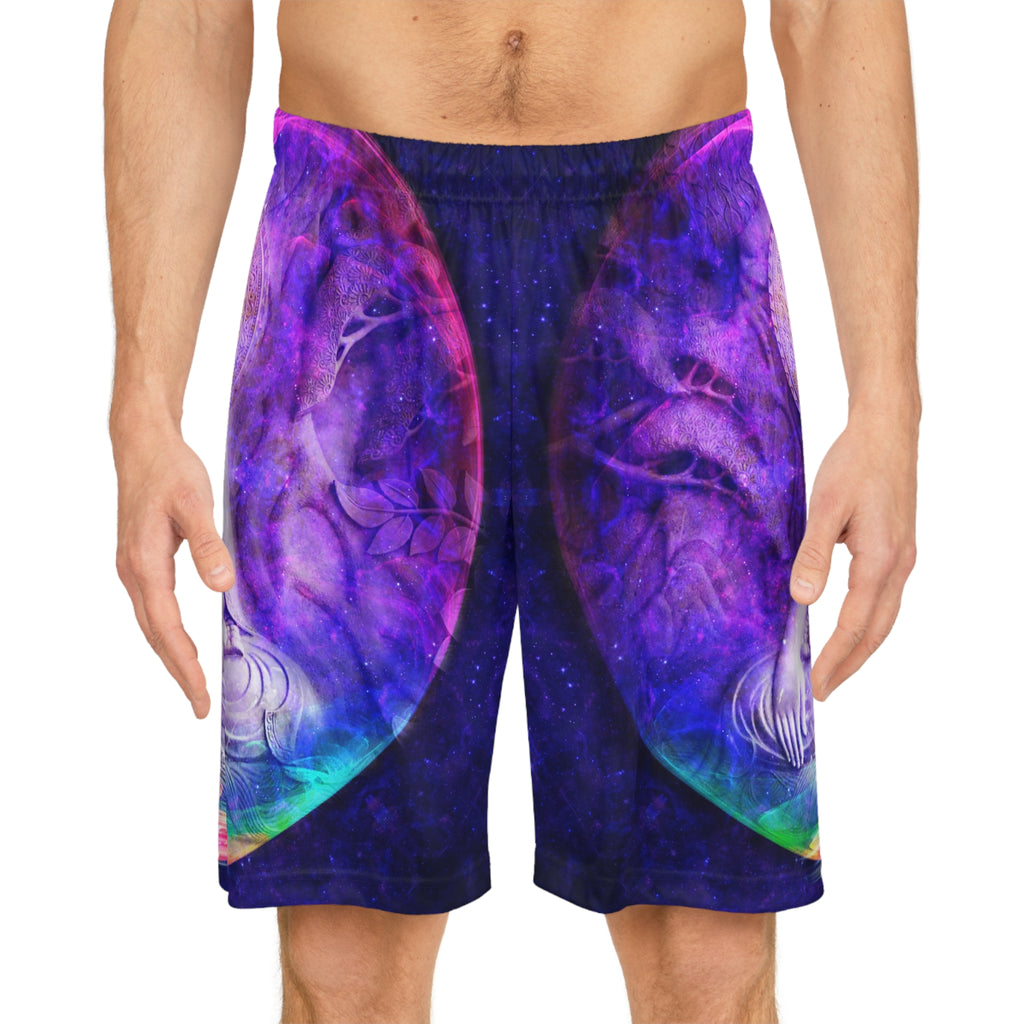 Katerina's Dragon's Eye Stillness Meditations Basketball Shorts