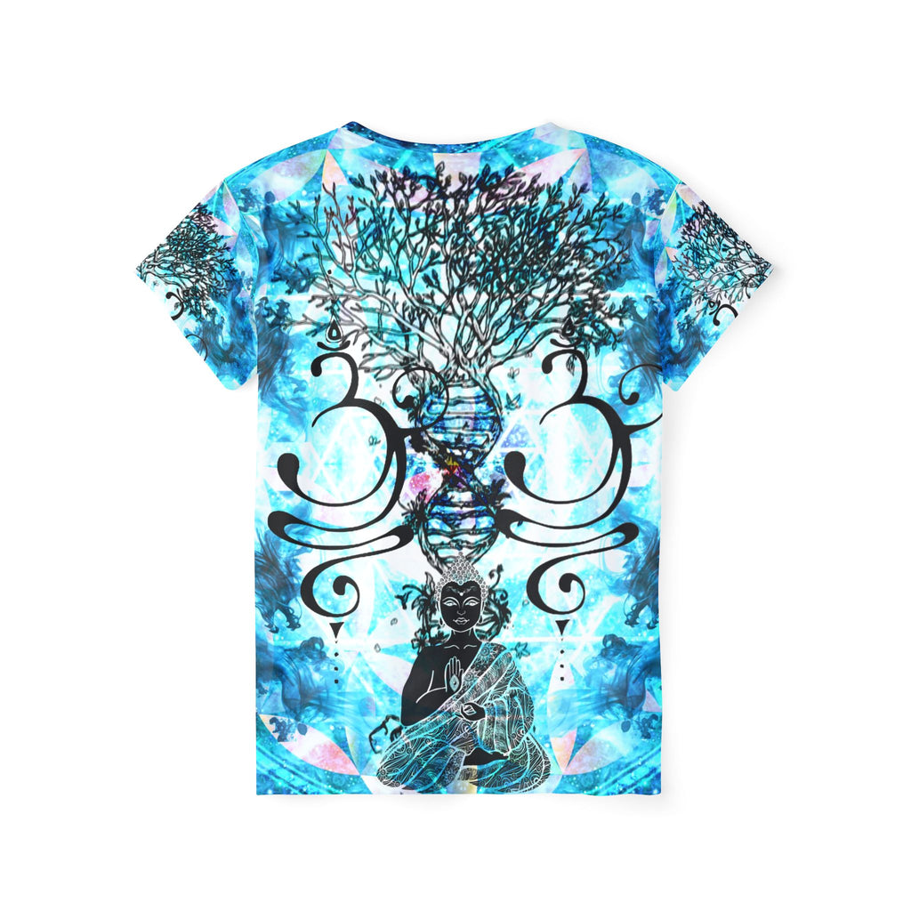 Amen Jin's All the White Horses Buddha Meditations Women's Sports Jersey
