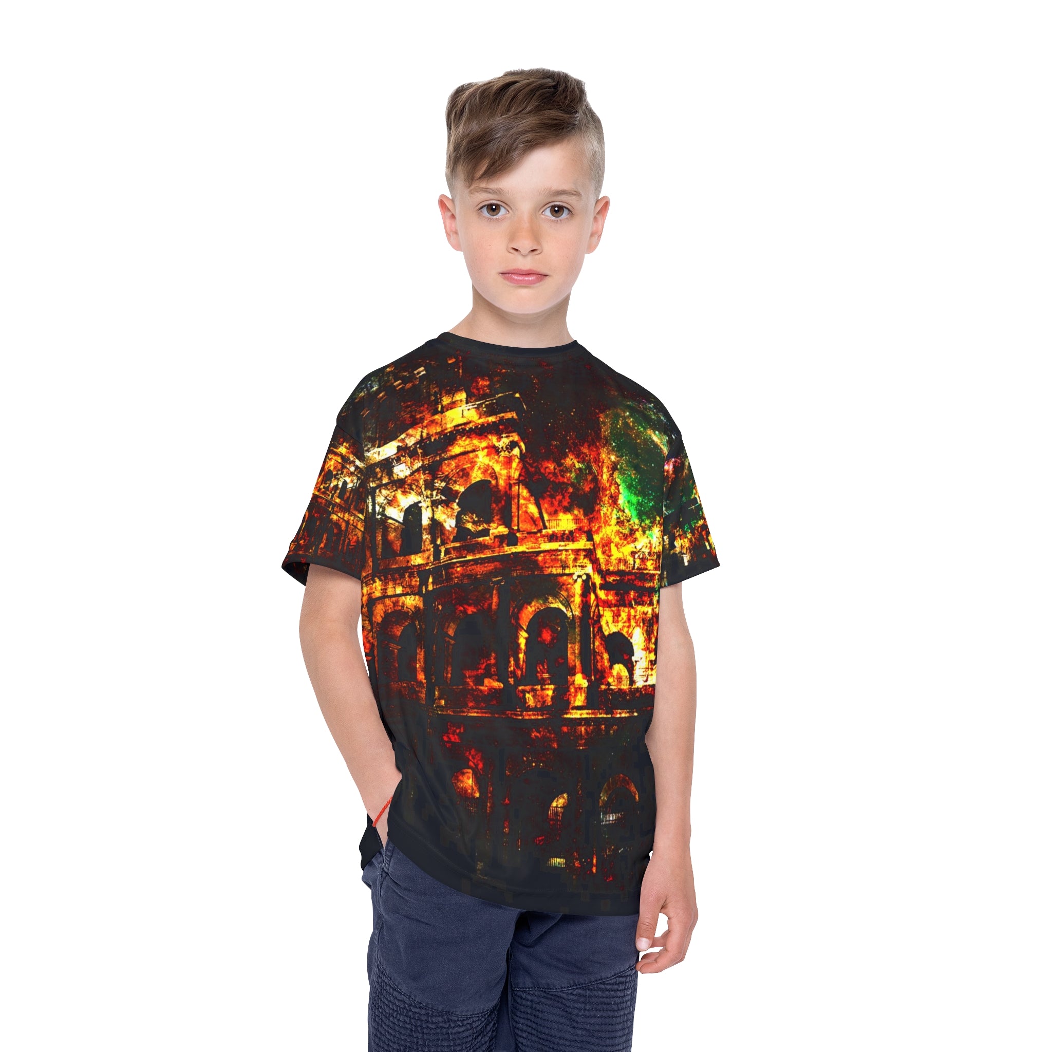 Breathe Again Dreams of Roman Patterns Past Kids Sports Jersey