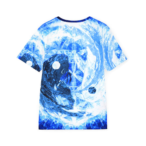 Amen Jin's Blue Sun Koi Meditations Men's Sports Jersey