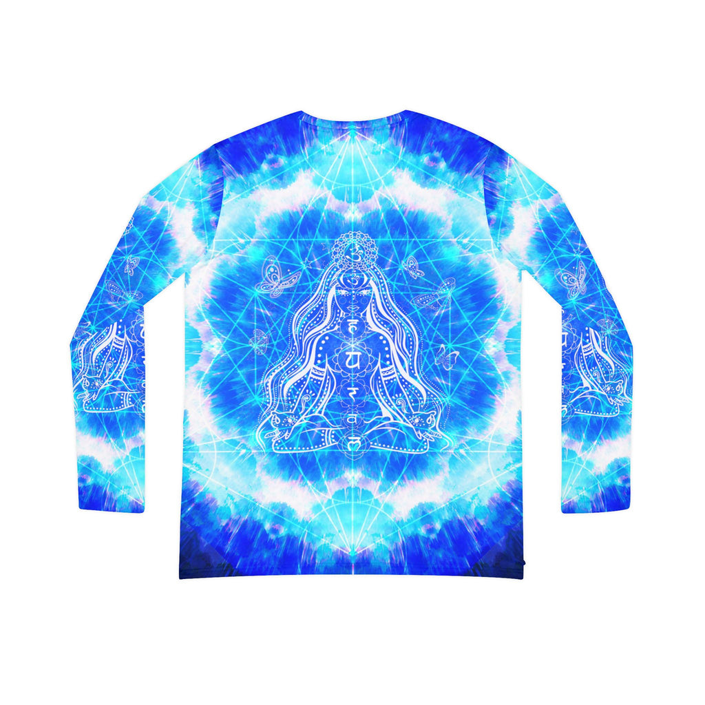 Amen Jin's Blue Sun Cosmic Meditations Women's Long Sleeve V-neck Shirt
