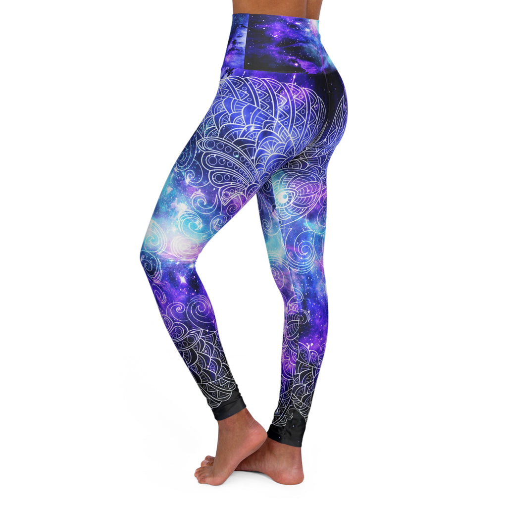 Mystic Koi Dreams High Waisted Yoga Leggings