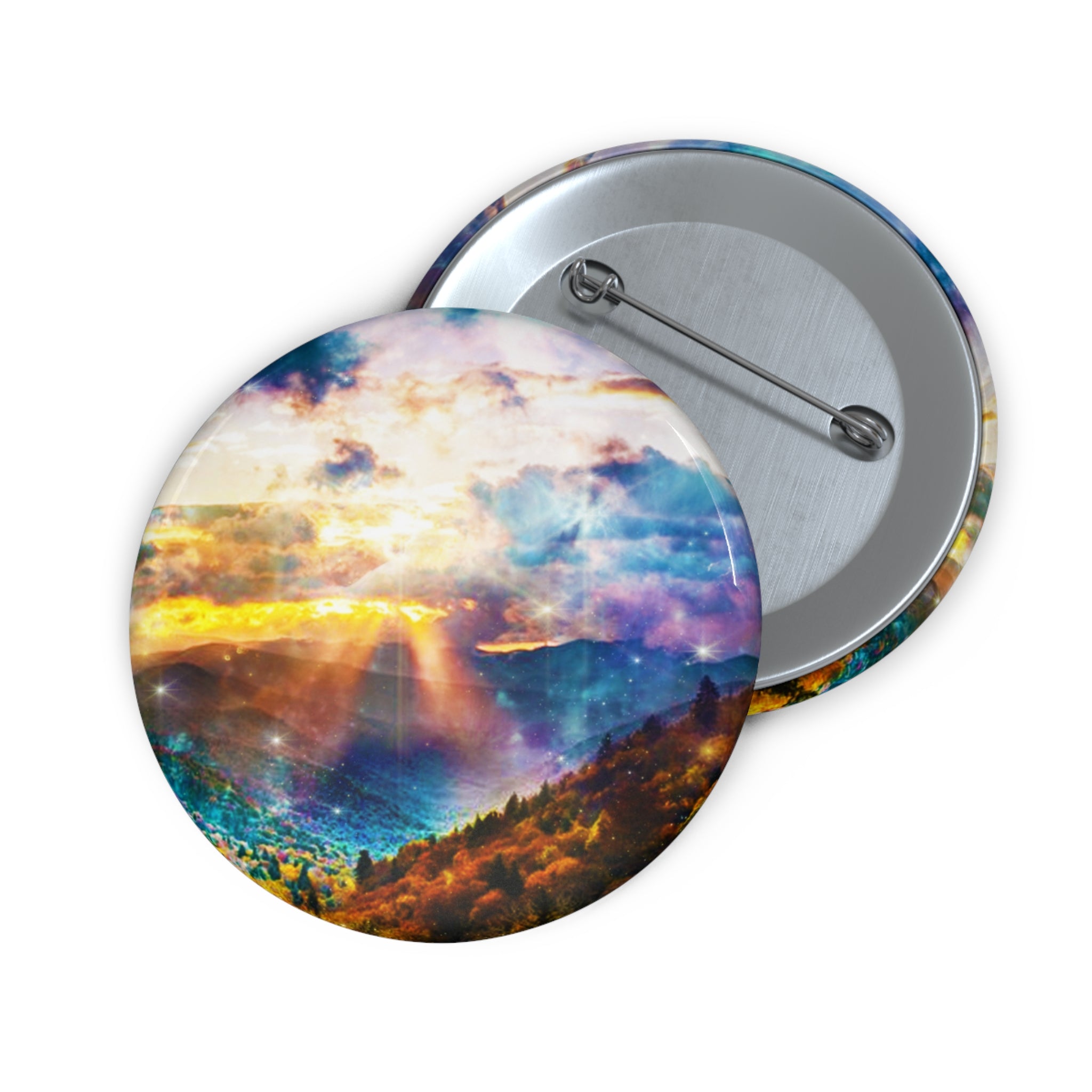 Katerina's Smoky Mountain Memories Dreams Pin Buttons