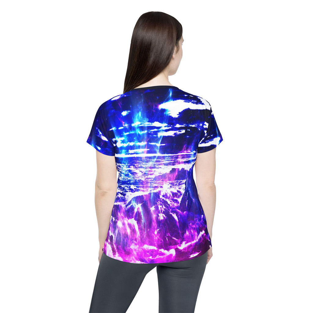 Amethyst Cosmic Falls Dreams Women's Sports Jersey