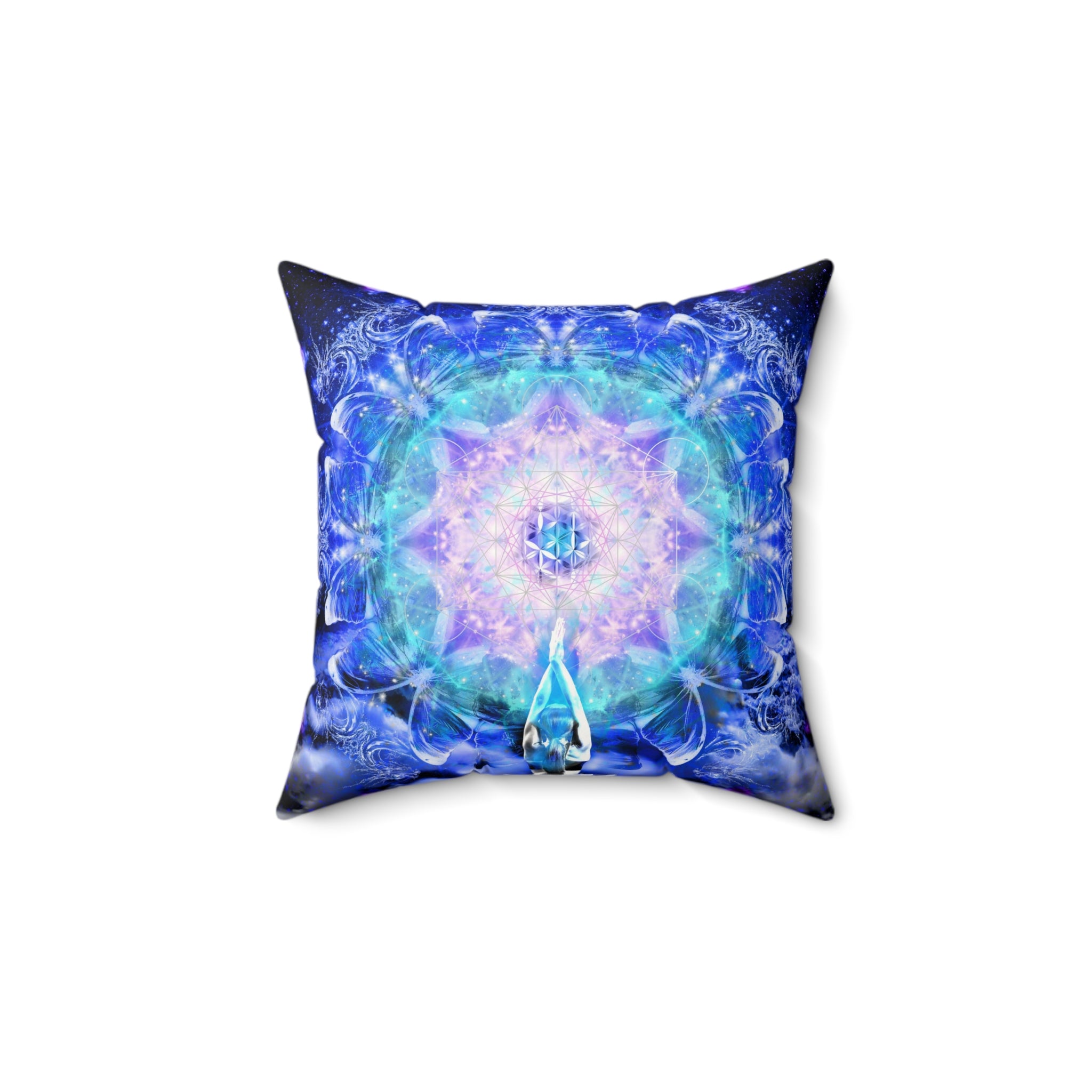 Amen Jin's Katerina's Eros & Psyche Metamorphosis Meditations Faux Suede Square