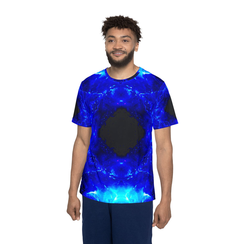 Amen Jin's Blue Flame Desires Men's Sports Jersey