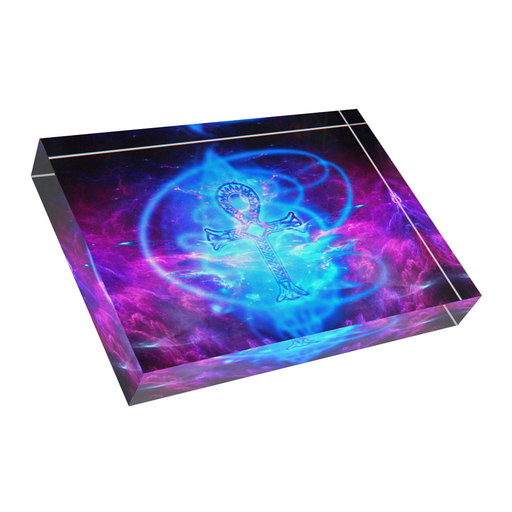 Amethyst Ankh Dreams Photo Block
