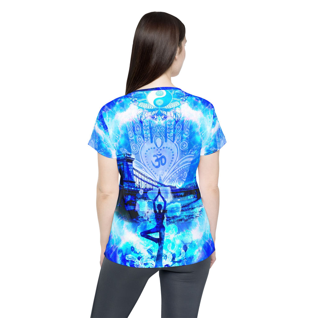 Amen Jin's Blue Sun Budapest Meditations Women's Sports Jersey