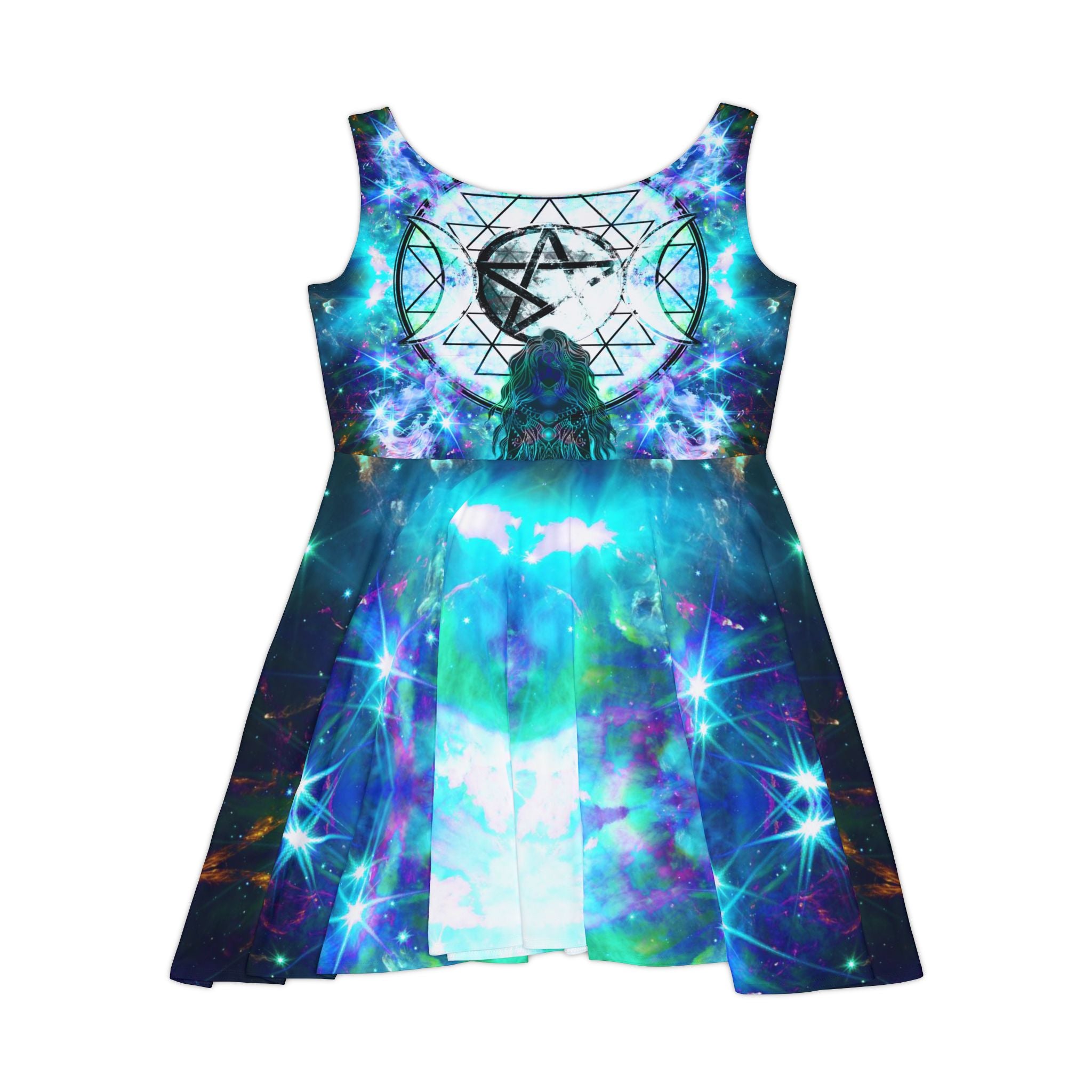 Katerina's Now and Forever Magickal Awakening Meditations Women's Skater Dress