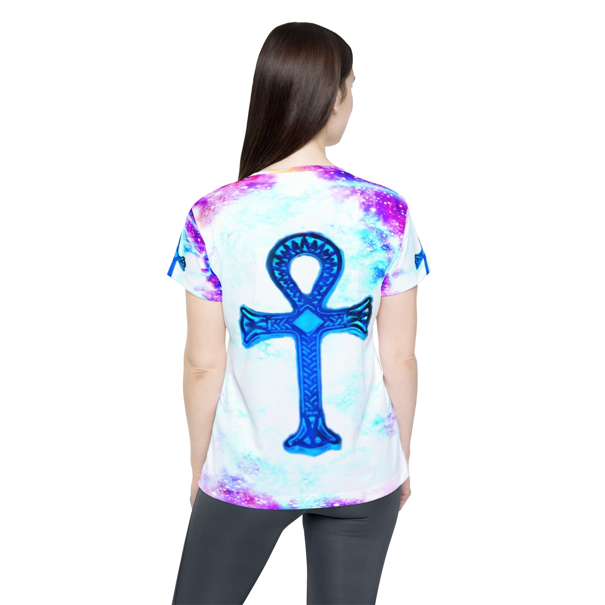 Rainbow Universe Ankh Dreams Women's Sports Jersey