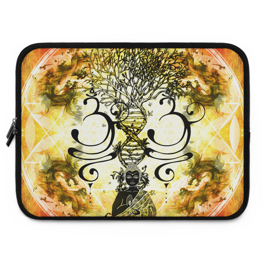 Katerina's Golden Desires Buddha Meditations Laptop Sleeve