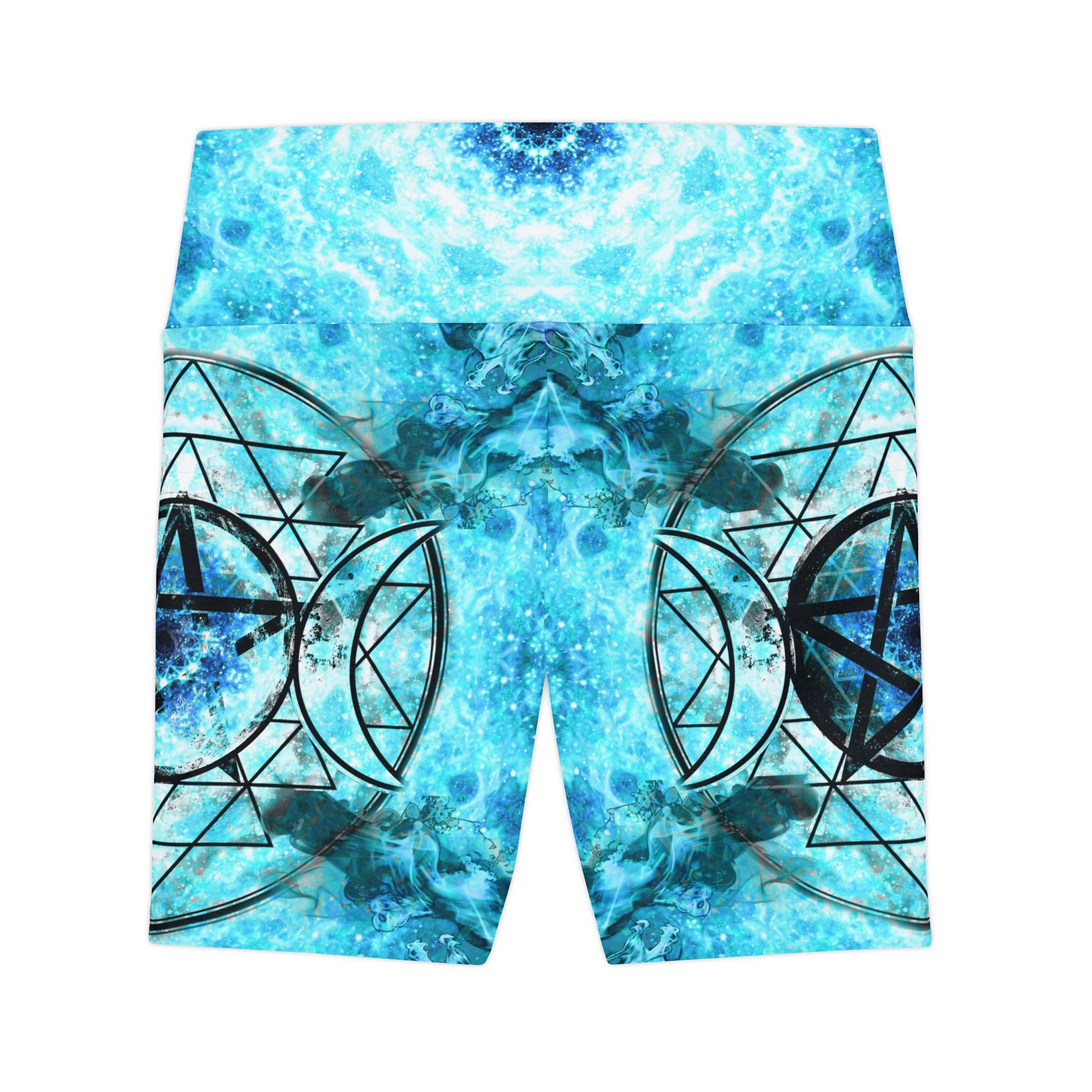 Amen Jin's all the White Horses Triple Goddess Meditations W Workout Shorts