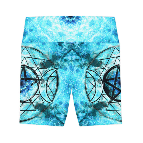 Amen Jin's all the White Horses Triple Goddess Meditations W Workout Shorts