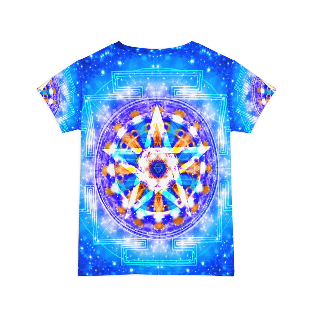 Katerina's Howl's Tomorrow Girl Beltane Meditations Women's Short Sleeve Shirt