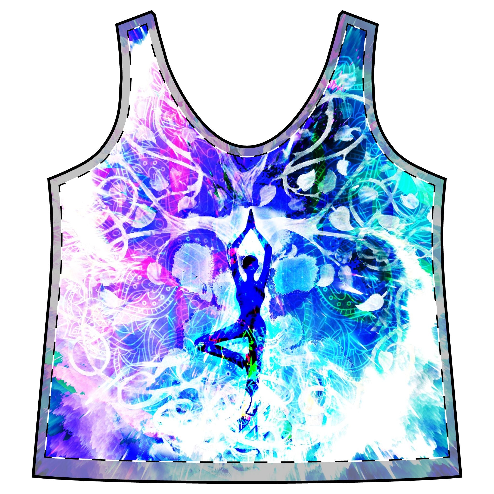 Creation's Namaste Meditations Women's Racerback Tank