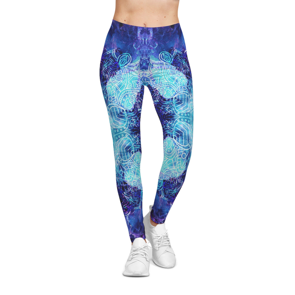 Amen Jin's Dragon's Gate Om Meditations Women's Casual Leggings