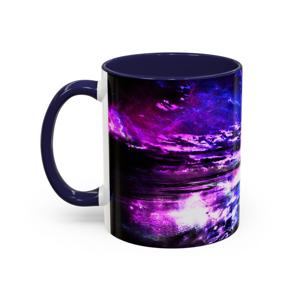 Amethyst Dancing Sea Dreams Accent Coffee Mug
