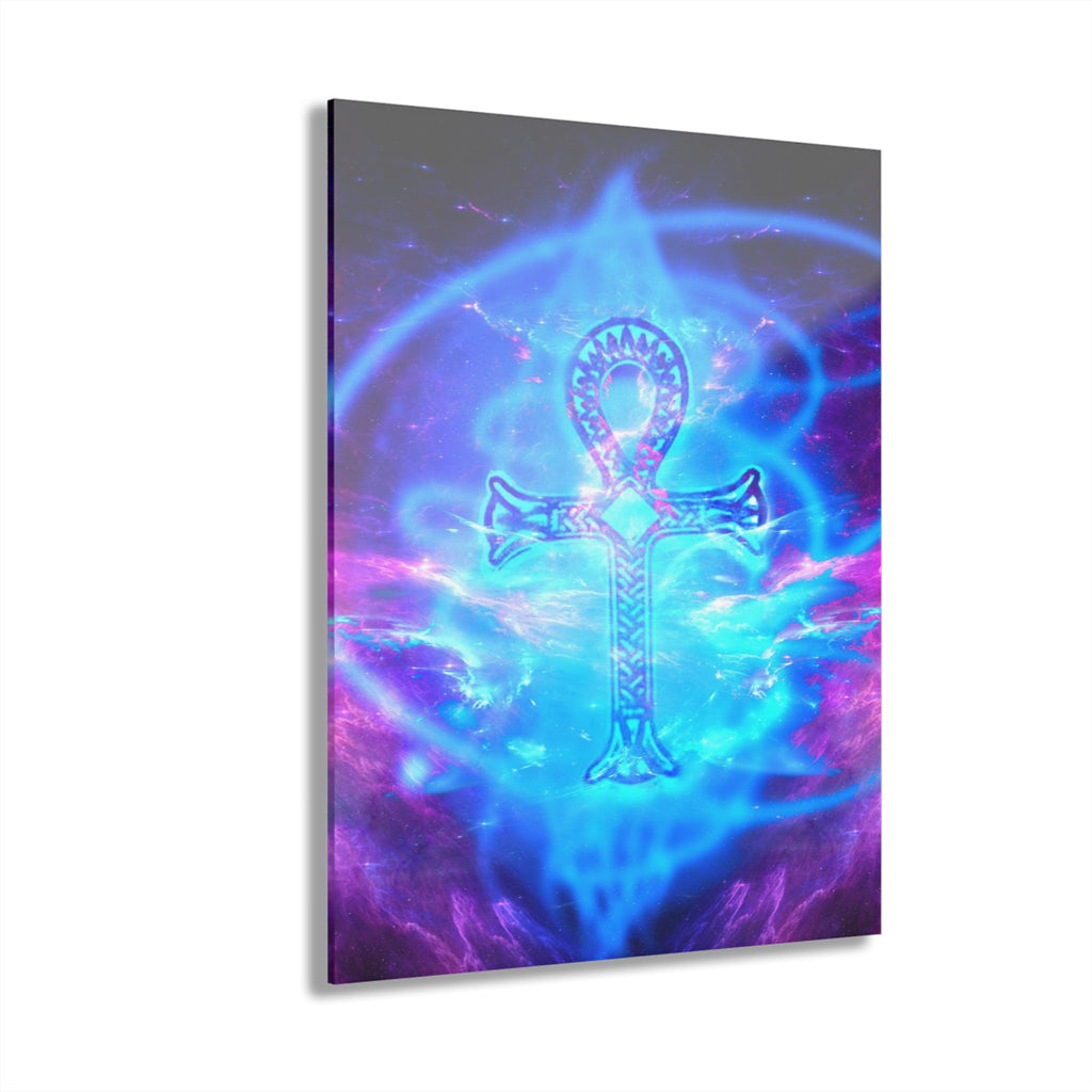 Amethyst Ankh Dreams Acrylic Prints (French Cleat Hanging)