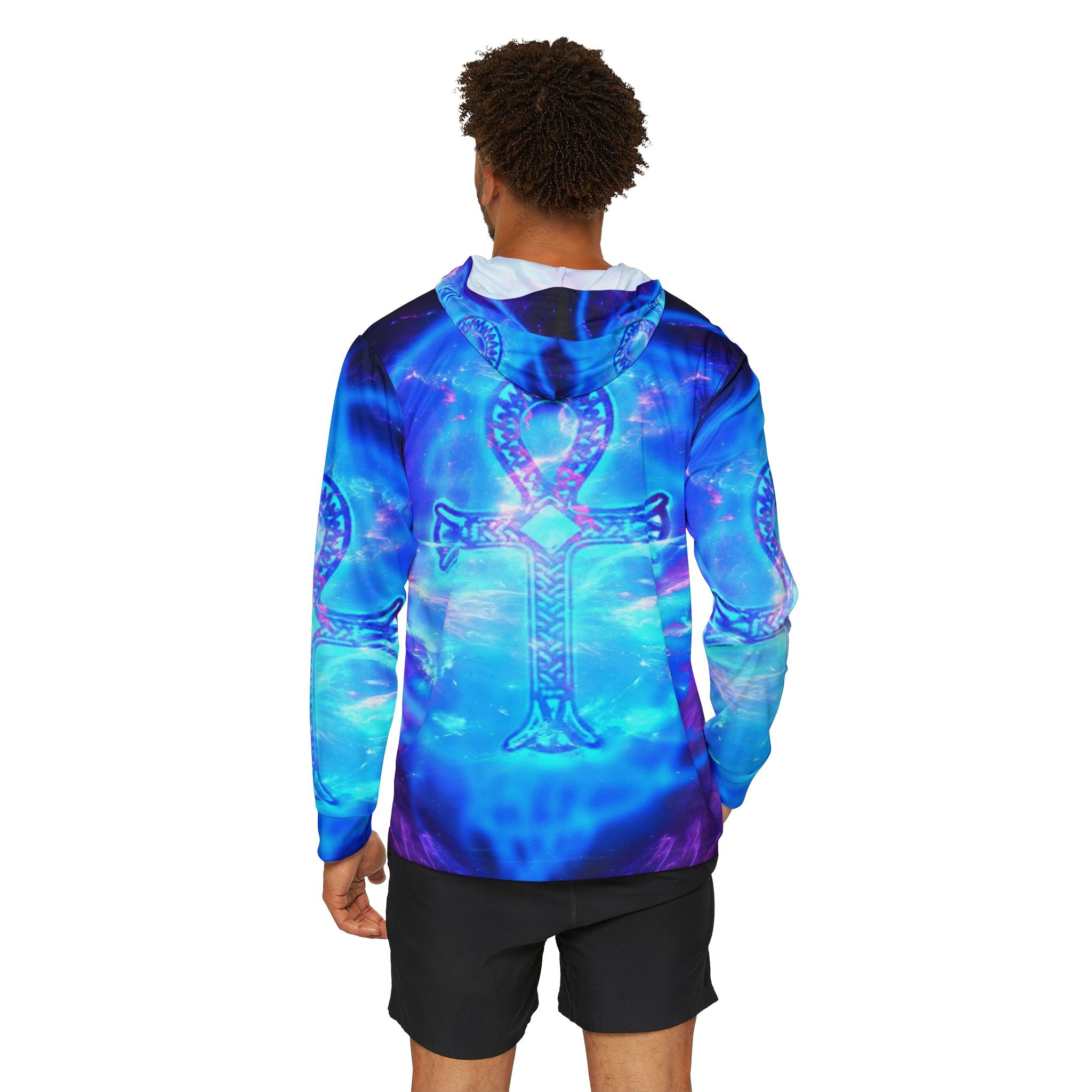 Amethyst Ankh Dreams Men's Sports Warmup Hoodie