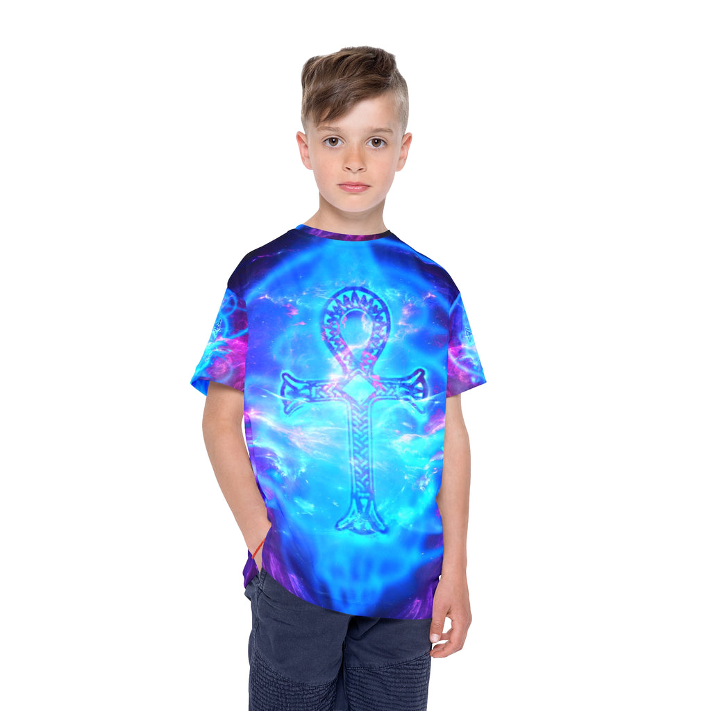 Amethyst Ankh Dreams Kids Sports Jersey